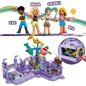 Set LEGO Friends - Parc de distractii pe plaja (41737) - Img 7