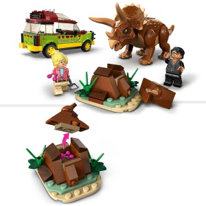 SET LEGO Jurassic World - Cercetarea dinozaurului Triceratops (76959) - Img 7