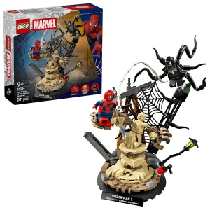 Set LEGO Marvel Super Heroes - Bătălie memorabilă: Omul Păianjen vs Sandman (76334)