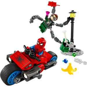 Set LEGO Marvel Super Heroes - Urmarire pe motocicleta: Omul Paianjen vs Doc Ock (76275) - Img 6