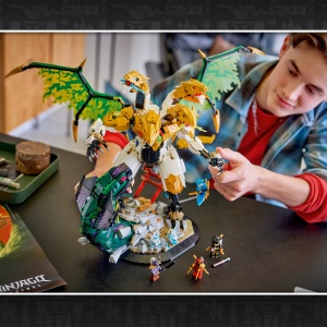 Set LEGO Ninjago - Impresionanta bătălie a dragonului (71872) - Img 6