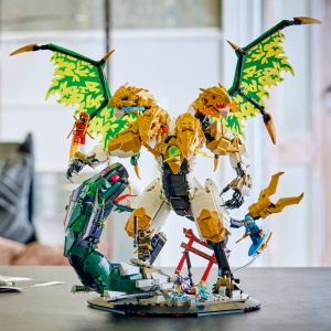 Set LEGO Ninjago - Impresionanta bătălie a dragonului (71872) - Img 8