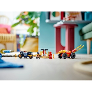 Set LEGO Ninjago - Masina lui Kai si motocicleta lui Ras (71789) - Img 5
