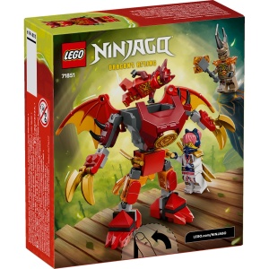 Set LEGO Ninjago - Pachet de luptă cu robotul dragon al lui Kai (71851) - Img 3