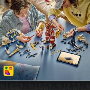 Set LEGO Ninjago - Roboții Titan gemeni (71870) - Img 5