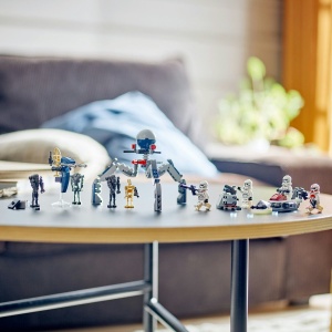 Set LEGO Star Wars - Pachet de lupta: Clone Trooper si droid de lupta (75372) - Img 5