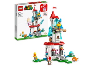 Set LEGO Super Mario - Set de extindere - Turnul inghetat si costum de pisica Peach (71407)