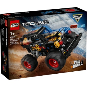 Set LEGO Technic - Monster Jam™ Grave Digger™ Foc și gheață (42219) - Img 2