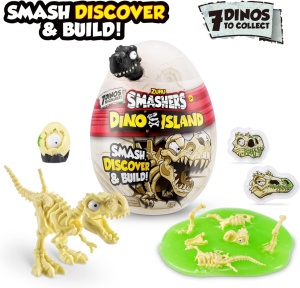 Smashers - Mini Ou surpriza cu 6 accesorii, Dino Island - Img 6