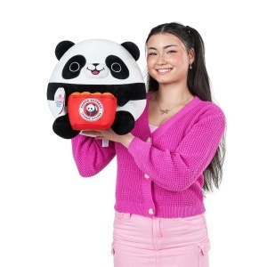 Snackles - Jucarie de plus colectibila, 35 cm, Panda&Panda Express chicken (ANDY) - Img 2