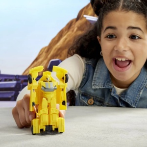 Transformers Earthspark Figurina Bumblebee 1 Step Smash To Change - Img 3