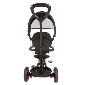 Tricicleta cu roti de cauciuc Qplay Rito Rubber Negru - Img 7
