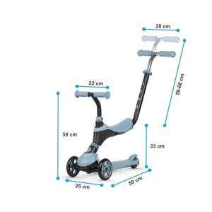 Trotineta 5in1 Qplay Sema Albastru - Img 7
