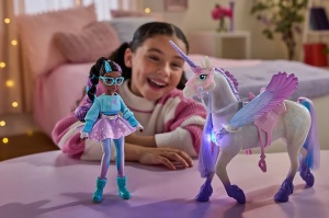 Unicorn Academy Set Magia Pietrelor Pretioase Papusa Layla Si Unicornul Glacier - Img 4