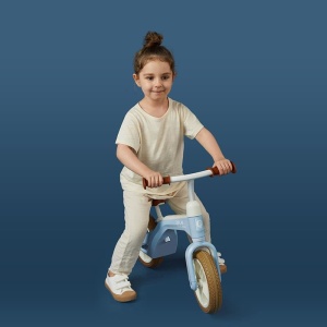 Balance bike Qplay Tech Air Albastru - Img 4