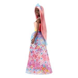 Barbie Dreamtopia Papusa Printesa Cu Par Corai - Img 5