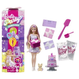 Barbie Papusa Party Unboxed Reveal Blonda - Img 5