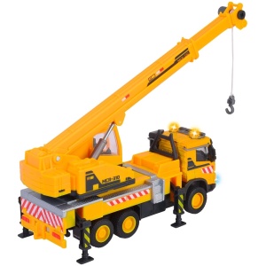Camion cu macara Majorette Volvo Truck Crane cu lumini si sunete - Img 2