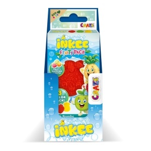 Craze - Bombe de baie Inkee 3 buc asortate in forma de fructe - Img 4