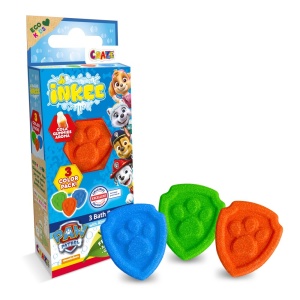 Craze - Bombe de baie Inkee 3 buc asortate in forma de labuta Paw Patrol - Img 1