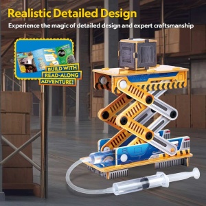 Cubic Fun - Puzzle 3D lift hidraulic 49 piese - Img 3
