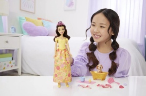 Disney Princess Papusa Bella Cu Catel Si Accesorii - Img 3