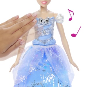 Disney Princess Papusa Cenusareasa Interactiva Cu Rochie Luminoasa - Img 7