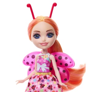 Enchantimals Papusi Si Animalute Ladonna Ladybug Si Waft - Img 3