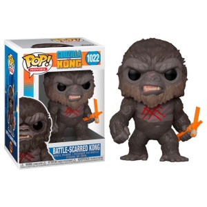 Figurina Funko POP! Movies: Godzilla Vs Kong, Battle Worn Kong, 9 cm - Img 2