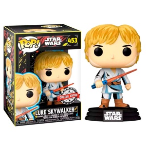 Figurina Funko POP! Star Wars: Retro Series - Luke Skywalker, 9 cm - Img 4