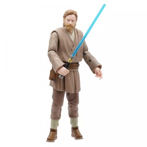 Figurina interactiva premium Obi-Wan Kenobi, Star Wars, lumini si sunete activate de miscare, 25 cm - Img 3