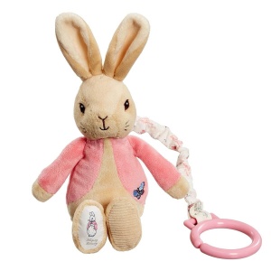 Flopsy Rabbit | Jucarie atasabila din plus cu vibratii, 22 cm - Img 3