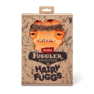 Fuggler - Jucarie de plus, 23 cm - Ciudateii cu par, Munch Munch - Mono - Orange - Img 4