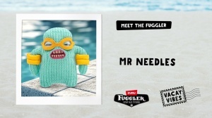 Fuggler - Jucarie de plus, 23 cm - Ciudateii in vacanta, Mr Needles - mint - Img 5