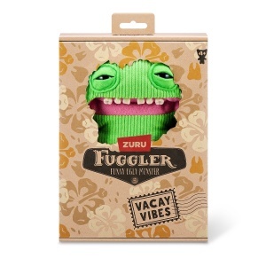 Fuggler - Jucarie de plus, 23 cm - Ciudateii in vacanta, Smiley O Riley - green - Img 8