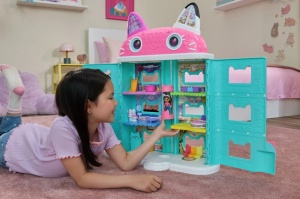 Gabbys Dollhouse Filmul Casa De Papusi A Lui Gabbys Meow Mazing Cu Accesorii - Img 2