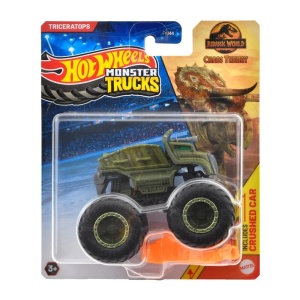 Hot Wheels Monster Truck Masinuta Triceratops Scara 1:64