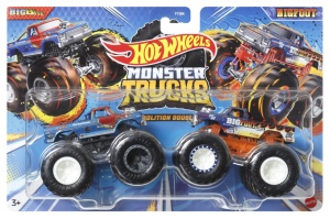Hot Wheels Monster Truck Set 2 Masini Scara 1 La 64 Bigbite Si Bigfoot