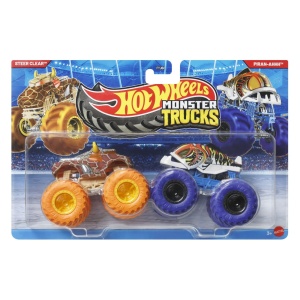 Hot Wheels Monster Truck Set 2 Masini Steer Clear Si Piran Ahhh Scara 1 La 64