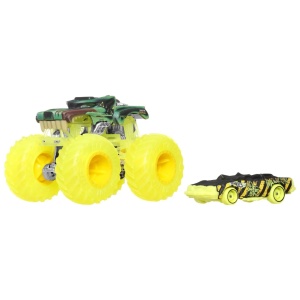 Hot Wheels Monster Truck Si Masinuta Metalica Hotweiler - Img 4