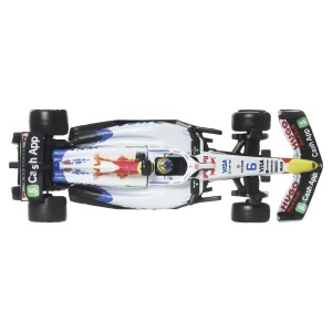 Hot Wheels Premium Real Riders Formula 1 2024 Masinuta Metalica Visa Cash App Racing Bulls Formula One Team Scara 1 La 64 - Img 6