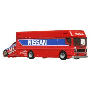 Hot Wheels Transportator Euro Hauler Cu Masinuta Nissan 300 Zx Gts Scara 1:64 - Img 7