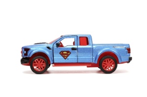 Jada Dc Set Figurina Metalica Superman Si Masinuta 2017 Ford F 150 Raptor Scara 1:32 - Img 2