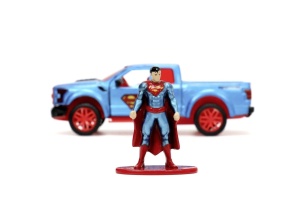 Jada Dc Set Figurina Metalica Superman Si Masinuta 2017 Ford F 150 Raptor Scara 1:32 - Img 6