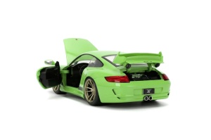 Jada Fast Furious Masinuat Metalica Porsche F10 2007 Scara 1 La 24 - Img 3