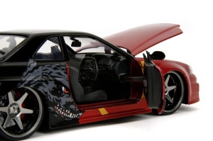 Jada Godzilla Masinuta Metalica Nissan Skyline Gtr Scara 1 La 24 - Img 7