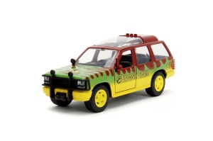 Jada Jurassic World Masinuta Metalica Ford Explore 1993 Scara 1:32 - Img 2