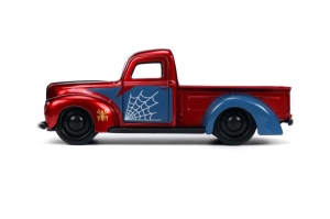 Jada Marvel Set Masinuta Metalica Ford Pick Up Scara 1:32 Si Figurina Metalica Spider Man - Img 7