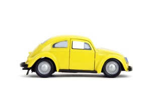 Jada Transformers Masinuta Metalica Bumblebee Volkswagen Beetle Scara 1:32 - Img 5