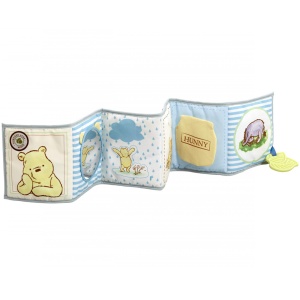 Jucarie - carte Winnie the Pooh cu doua fete pentru dezvoltare senzoriala - Img 5